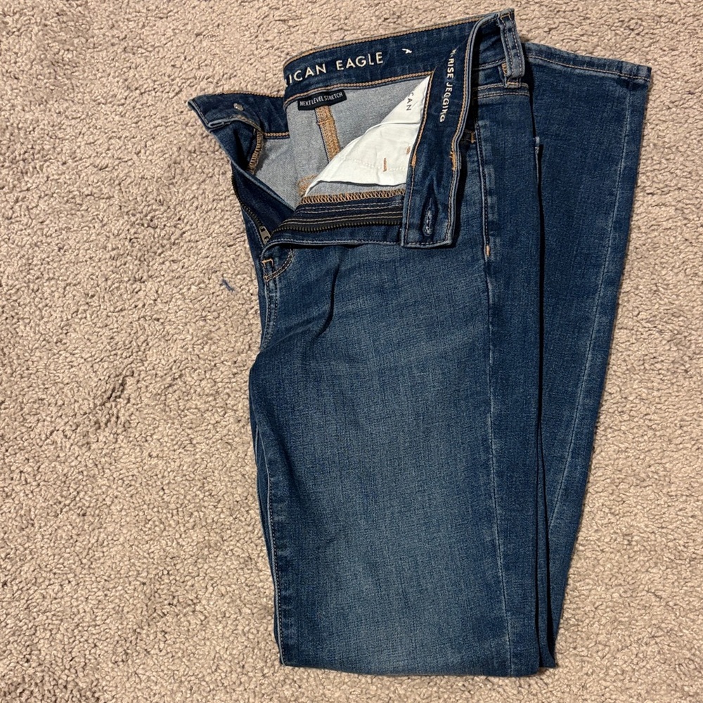 American Eagle Outfitters Dark Blue Stretch skinny Jeans/jeggings
